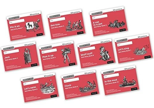 READ WRITE INC. Phonics: Black and White Red Ditty Books Mixed Pack of ...