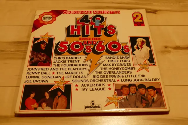 VA Sampler - Hits from the 50s and 60s - Rock 'n' Roll - Doppel-Album Vinyl 2LP