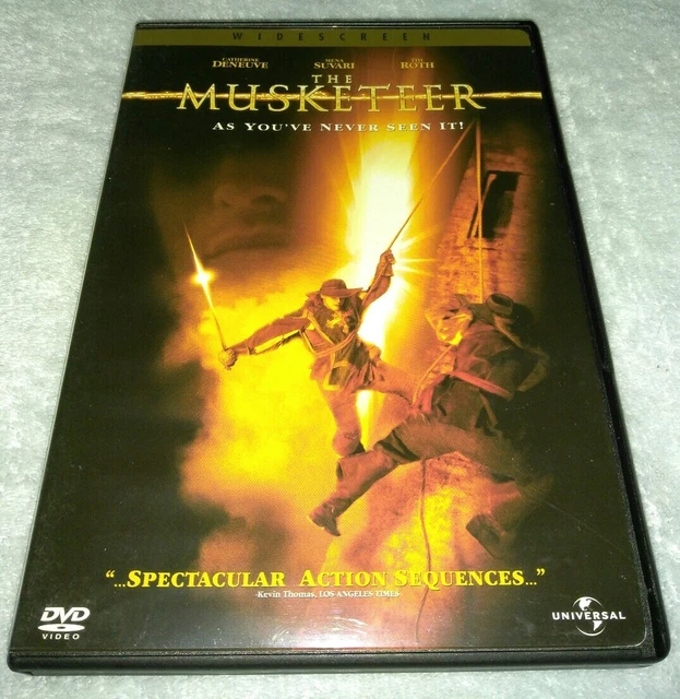 Tim Roth Muskateer THE MUSKETEER (DVD Widescreen) TIM ROTH, CATHERINE DENEUVE, MENA SUVARI ...
