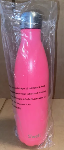 Stainless Steel Water Bottle - 25 Fl Oz - Pink/Grey - Triple-Layered Vacuum-Ins