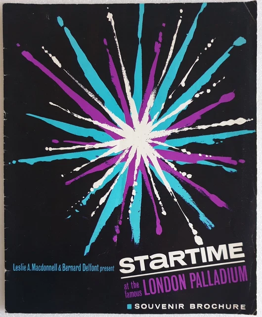 Vintage "Star Time At The London Palladium" Souvenir Brochure