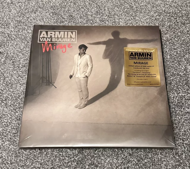 Armin Van Buuren Mirage Limited Edition Double Translucent Red Vinyl 1092/2500
