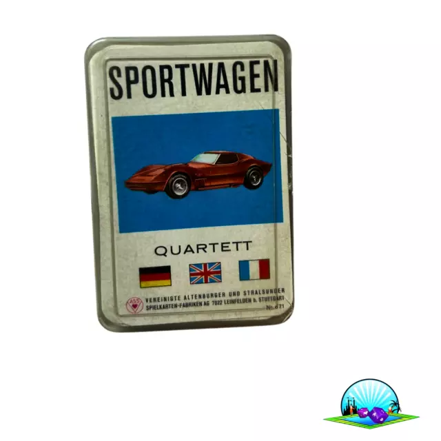 Autoquartett Sportwagen Vereinigte Altenburger und Stralsunder Nr. 671