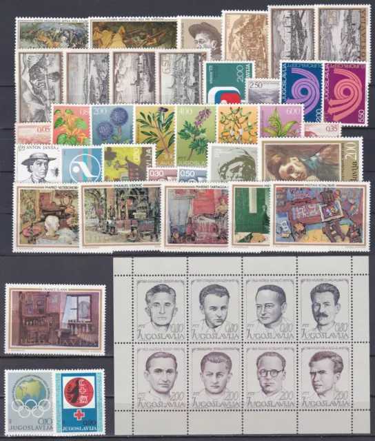 YUGOSLAVIA MNH - Complete Year 1973 *** 45 Stamps