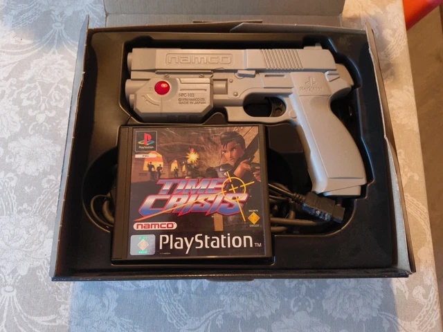 Boîte De Jeu Time Crisis Project Titan + GunCon 45 – PS1 – Occasion