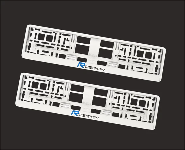 Support Plaque Immatriculation Scratch - Sans Cadre, 500x100mm, Look Sportif Pour Voiture/Moto