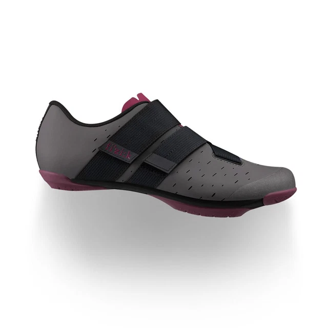 Fizik X4 Terra Powerstrap Mountainbike Schuhe Anthrazit/Traube 48 Beschädigt