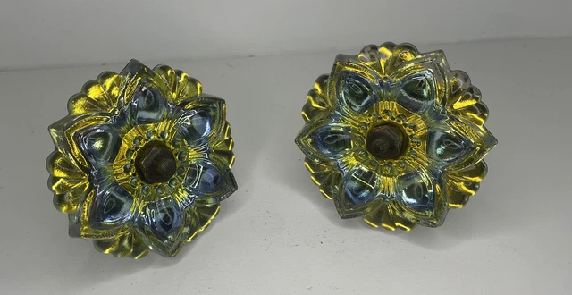 Iridescent Glass Curtain Tie Backs MIRRORED BACKS 2