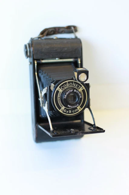Appareil Photo Pliable Coronet Boyer Paris – Topaz 1:6.3 F:100, Vintage Collector