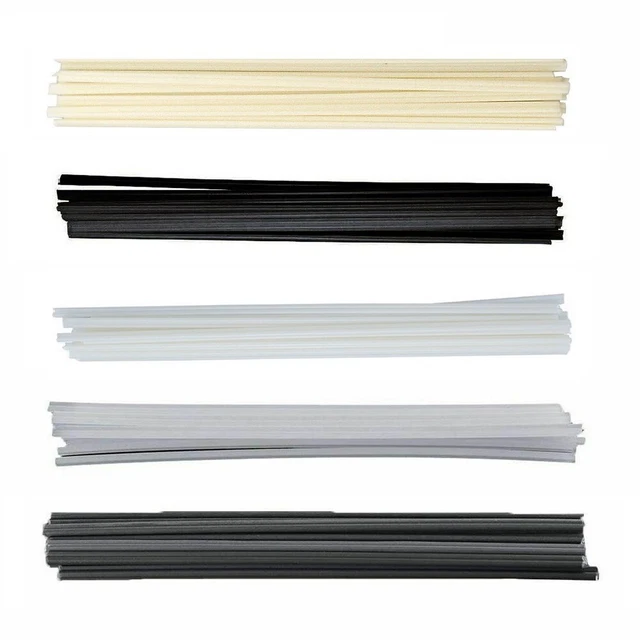 20/50X PVC ABS PP PE Flat Double Stranded Plastic Welding Rod Bumper Repair Tool
