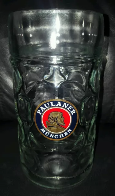 Rare Collectable Paulaner Munchen 1 Litre Beer Mug Stein In Great Used Condition