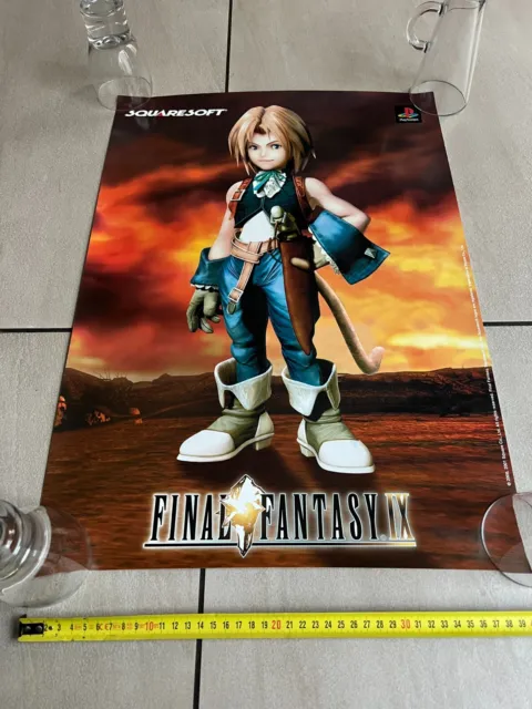 POSTER : Final Fantasy IX Playstation Sony PLV Display PS1 Promo ~60cm Long 2