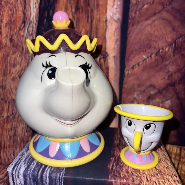 DISNEY BEAUTY AND The Beast Mrs. Potts Bubbling Confetti Teapot and