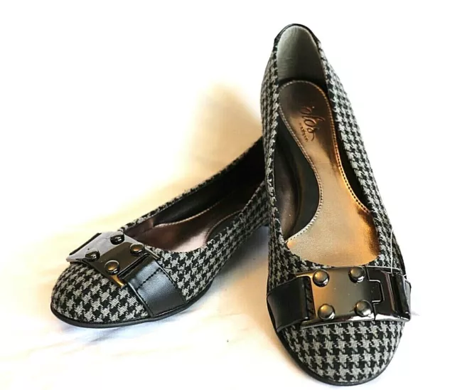 Solos Womens Casual Slip On Flats "W SO SILVIA" Black *Choose Size*