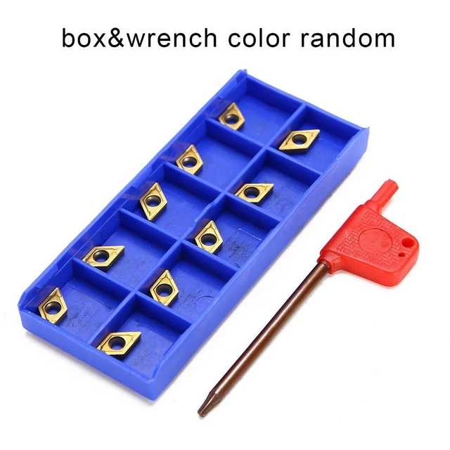 Reliable Performance 10pcs Carbide Inserts Blades for Lathe Turning Tool