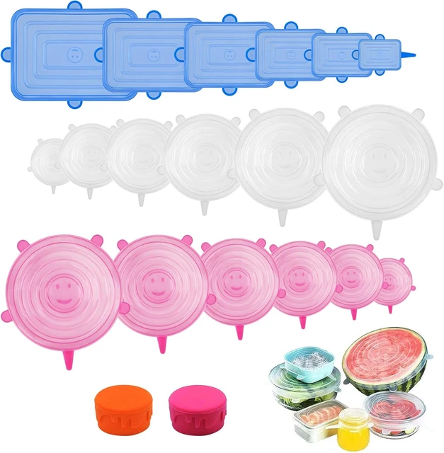 Coperchi In Silicone Per Lattine Cibo Gatti - 8 Pezzi, Diametro Regolabile 6,5-10 Cm, Ermetici E Riutilizzabili - Foto 4