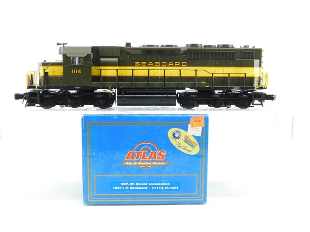 O Gauge 3-Rail Atlas 6811-2 SAL Seaboard Air Line SDP-35 Diesel #1114 TMCC/Sound