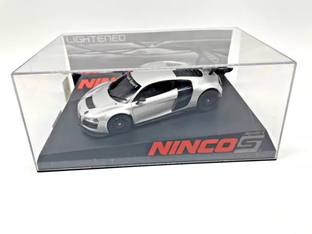 Ninco S Sport Audi R8 Test Car Lightened 50555 NINCO Slot Car+ SELTEN NEUWERTIG