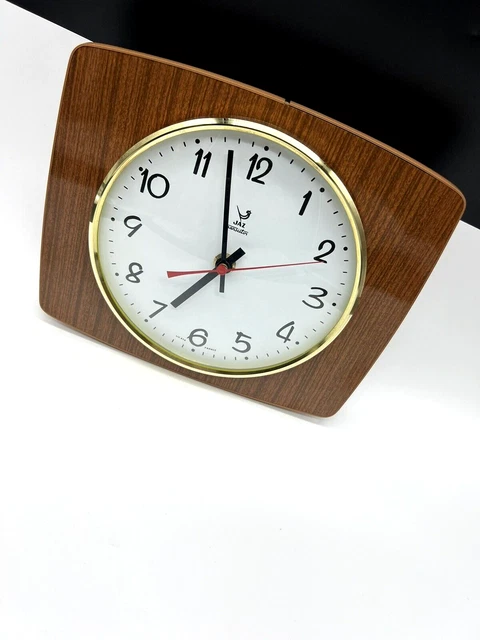 Pendule Ancienne JAZ Transistor – Vintage – Design Formica – Déco Rétro