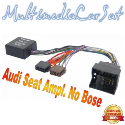 ALTOP.-NO amplificatore-NO MMI AUTORADIO ALIM Conn SEAT LEON DAL 2013 CONN 