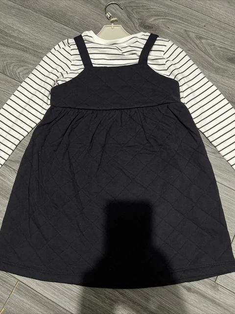 Abito e pacchetto top outfit per ragazze Next 4-5 anni nuovo con etichette 3