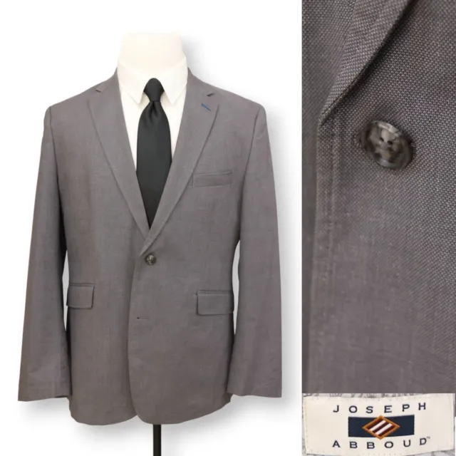 JOSEPH ABBOUD mens gray UNSTRUCTURED sport coat suit jacket blazer Large / 42 R
