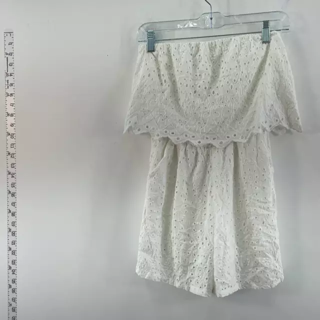 NWT Jessica Simpson White Romper Eyelet - Women's, Size M