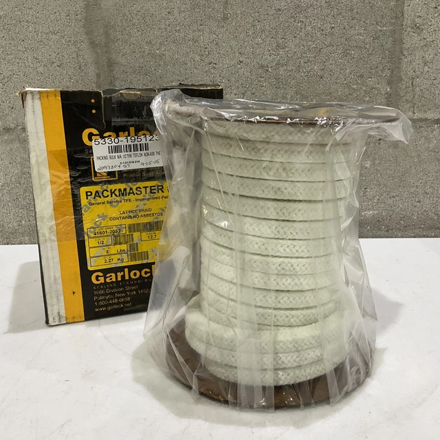Garlock 41601-2032 Packing 1/2” 12.7 Mm Lattice Braid 5 Lb 373