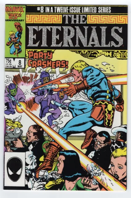 1986 Marvel The Eternals #8 Party Crashers When Titans Party Key Rare
