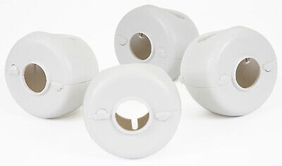 Safety 1st 4 Pack Grip N Twist Round Door Knob Covers Keeps Kids Out - 72351