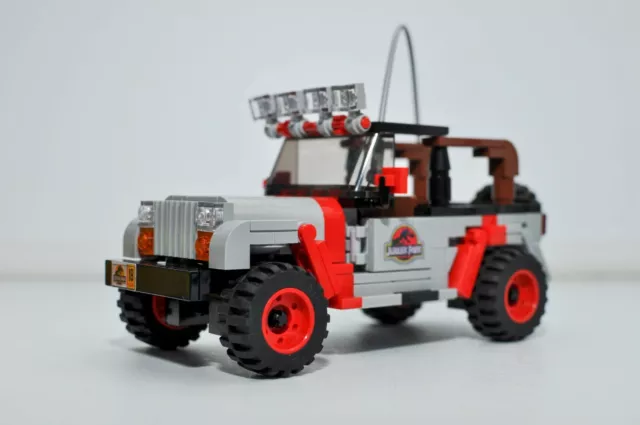 Lego jeep deals jurassic park