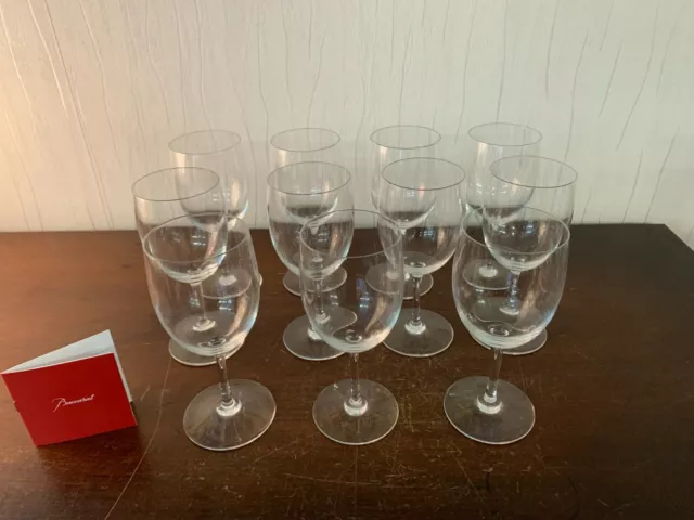 11 Glasses Water Model Perfection IN Crystal Baccarat (Price per Unit)