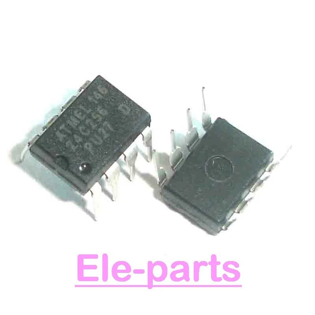 50 PCS AT24C256-10PU-2.7 DIP-8 AT24C256 24C256 2-Wire Serial EEPROM IC Chip