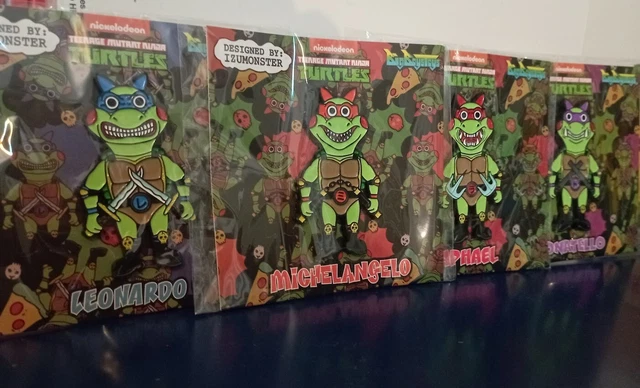 IZUMONSTER TEENAGE MUTANT Ninja Turtles pins set of four