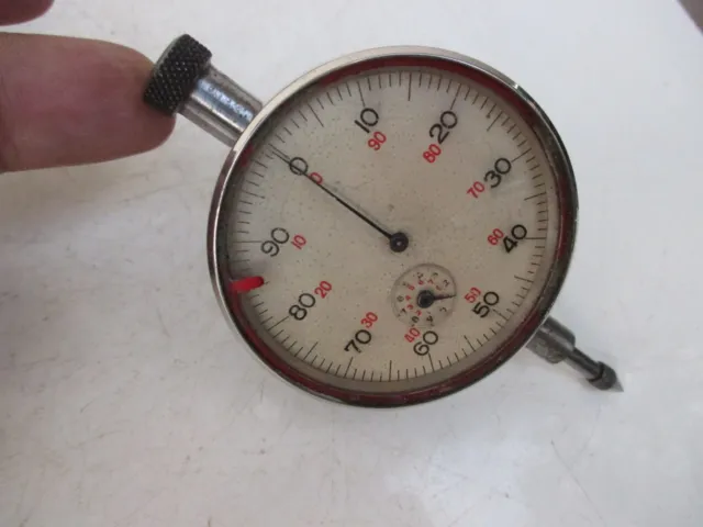 Vintage Germany Micrometer With Original Case Meter Dial Indicator Tubular Gauge 3