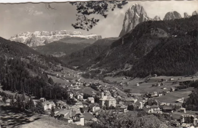 CARTOLINA *7 ORTISEI m.1236 VAL GARDENA VERSO GRUPPO SELLA SASSOLUNGO VIAG. 1950