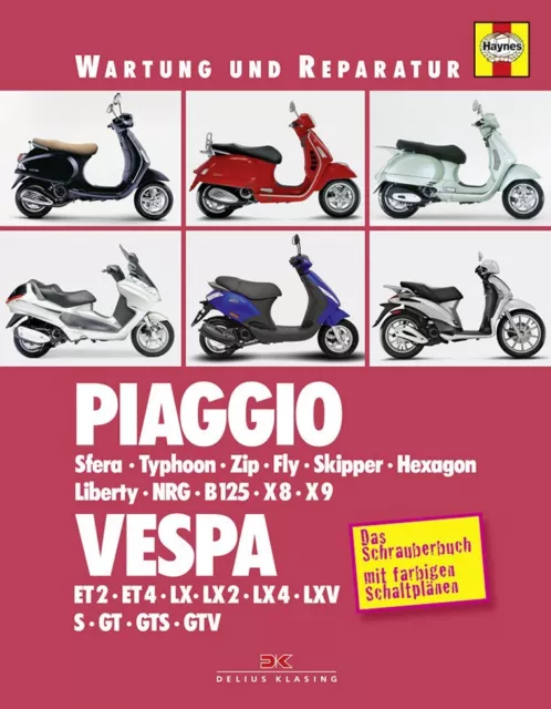 Werkstatthandbuch Reparaturanleitung Wartung Piaggio / Vespa Sfera Typhoon Zip