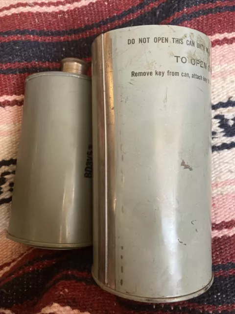 WWII USGI gas mask filter  M101A  military army WW2 lightweight World  War two
