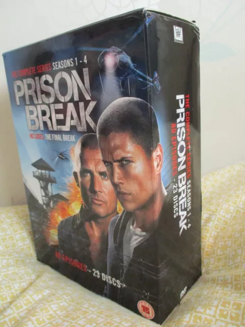 Prison Break Complete Series Seasons 1 - 4 23 Discs 80 Episodes