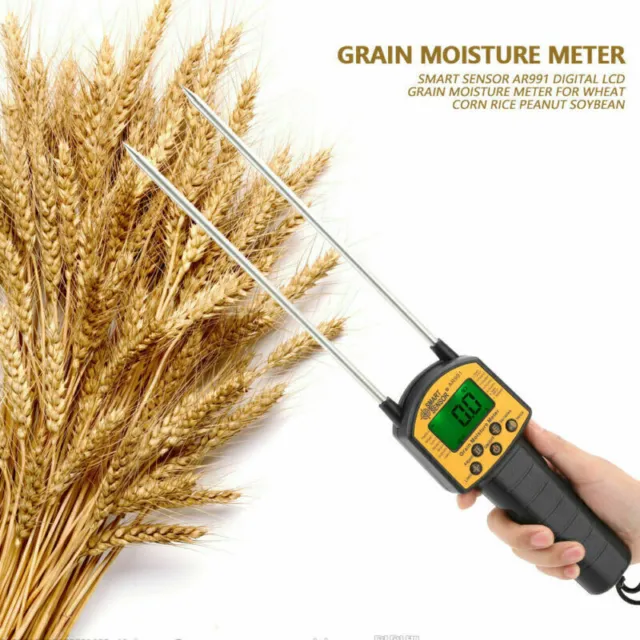 Feuchtigkeitsmessgerät Stroh Heu Getreide Messgerät Digital Feuchtemesser 0.1%