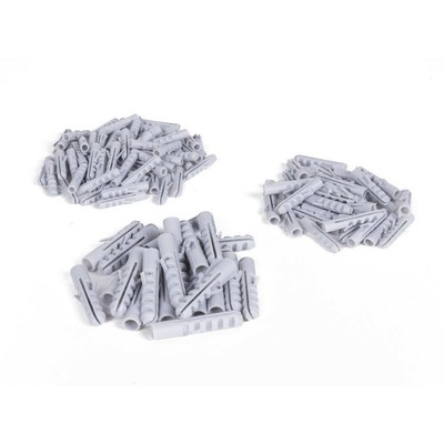 Kraftmann Lot de 400 chevilles 5-6-8mm béton agglo parpaing plein cellulaire pierre 