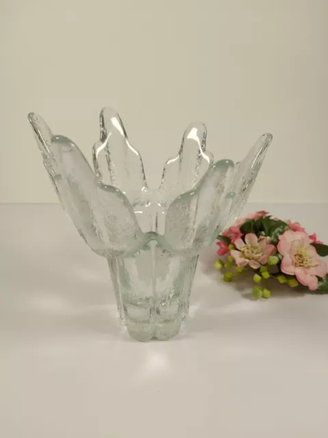 Vintage Retro Ravenhead Glass Flair Range Stylised Cactus Vase