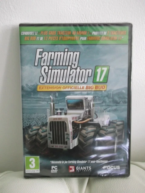 Extension Farming Simulator 17 Big Bud - Jeu PC Neuf Version Française - Sous Blister Scellé