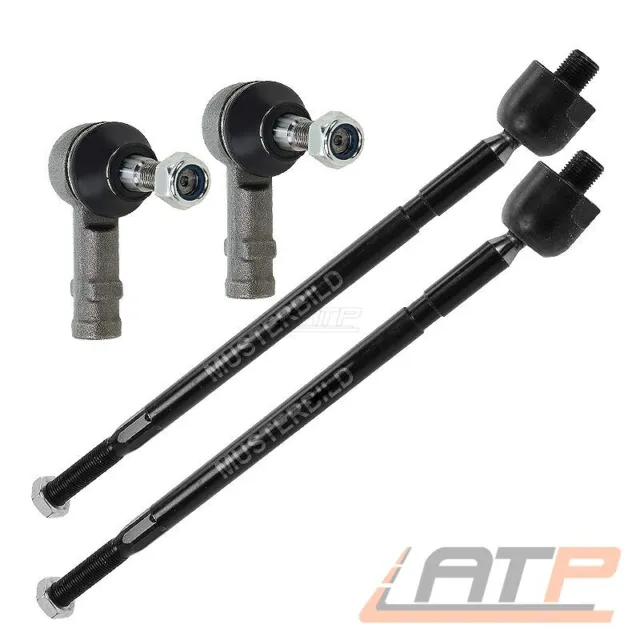 2x SPURSTANGE + SPURSTANGENKÖPFE FÜR FORD FIESTA 3 GFJ KA RB 1.3