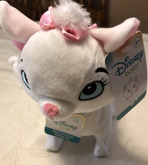 DISNEY ARISTOCATS BABY Marie Animated Walking Pet Kitten New With Tags 