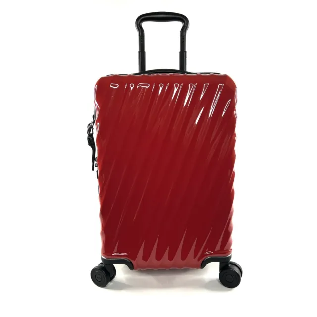 TUMI 19 Degree International Carry On 4 Wheel Expandable Travel Bag Bright Red
