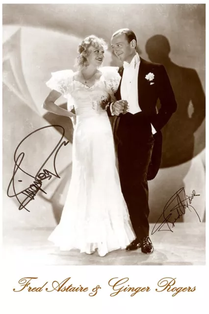 Fred Astaire-Ginger Rogers ++Autogramm++ ++Hollywood ++