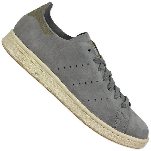 Adidas Original Stan Smith Op Clean Baskets en Cuir S79465 Gris Chaussures Gris