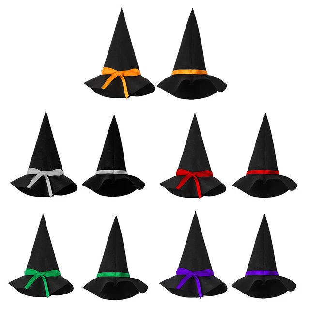 Abbigliamento Ragazze Cappello Strega Costume Gioco di Ruolo Copricapo Fotografia Oggetto di scena Principessa