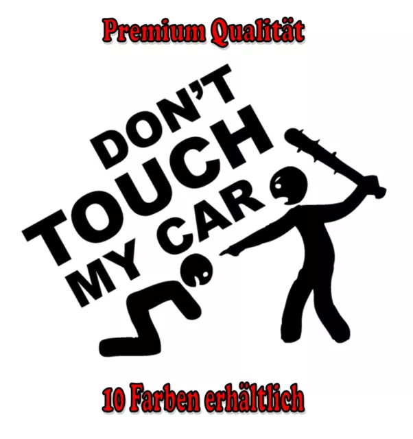 DON´T TOUCH MY VW Aufkleber Sticker Autoaufkleber (Volkswagen Golf Polo 16V  GTI) EUR 2,49 - PicClick DE